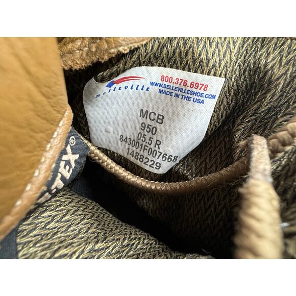 Belleville- Military Combat Boots-Beige-Size 5.5M main image 5